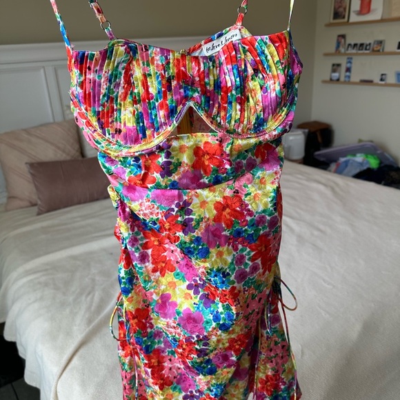 For Love And Lemons Multicolor Floral Dress - Picture 4 of 7
